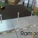 Rampas plegables reforzadas PCO sin bordes aluminio