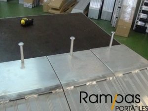 Rampas plegables reforzadas PCO sin bordes aluminio