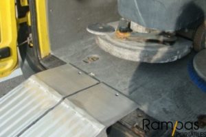 Rampas plegables reforzadas PCO sin bordes aluminio