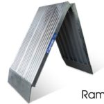 rampa de aluminio plegable
