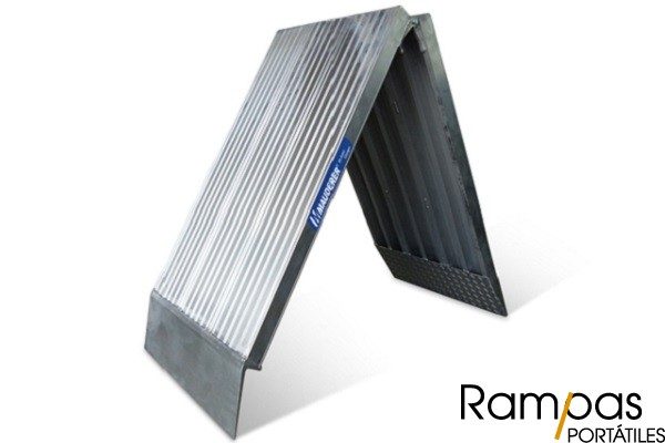 rampa de aluminio plegable