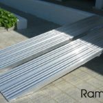 Mono rampa plegable PSL de 50 cm de ancho de aluminio