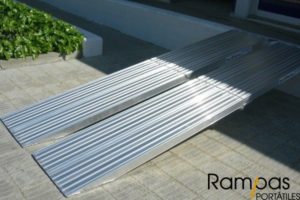 Mono rampa plegable PSL de 50 cm de ancho de aluminio