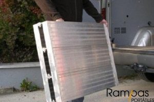 Mono rampa plegable PSL de 0,5 metro de ancho