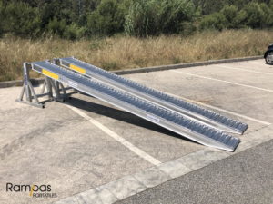 rampas de 400 cm de aluminio