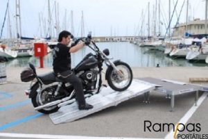 Mono Rampa RSL aluminio moto limpieza