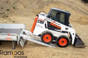 Rampas para minicargadoras bobcat