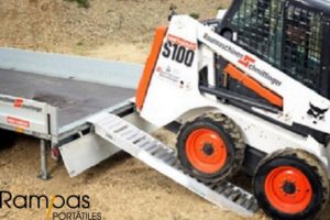 rampas para minicargadoras