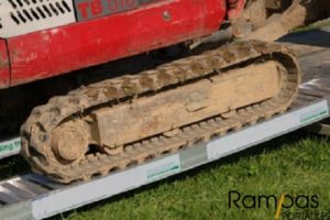 rampas para orugas de goma