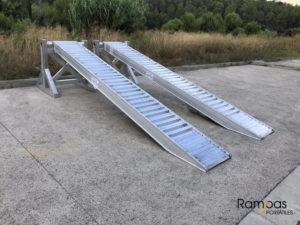 rampas de aluminio carga media