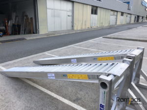 Rampas de 400 cm sobre caballete