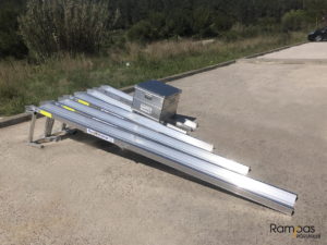 rampas plegables con doble borde ideales para racks de sonido