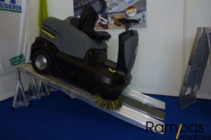 Rampas para fregadoras plegables sin bordes de 300 cm de largo