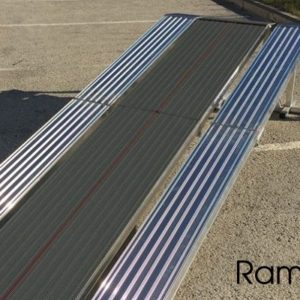 Rampas para fregadoras plegables sin bordes de 300 cm de largo