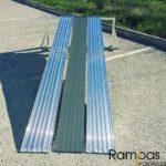 Rampas para fregadoras plegables sin bordes de 300 cm de largo