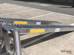 modelo de rampa de aluminio de 115 mm de perfil