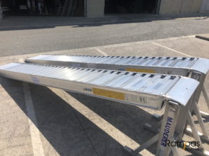 rampas de 400 cm de largo