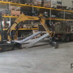 rampas rcl 148.30 con excavadora yanmar