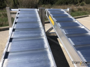 rampas de aluminio para camiones de 140 cm de alto