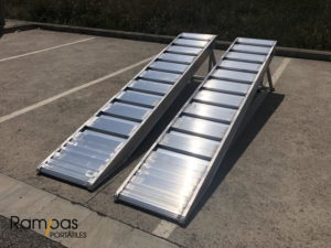 Rampas de aluminio perfil 148 x 300 cm