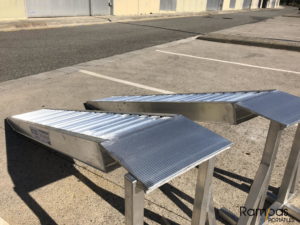 detalle de lengueta de rampas con uña