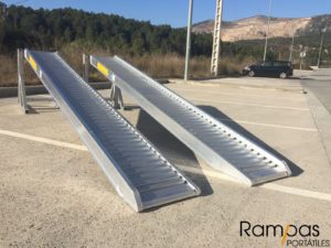 rampas con bordes exteriores