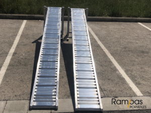 rampas de aluminio de 350 cm de largo x 36 de ancho