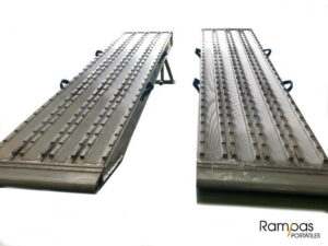 rampa dentada de carga pesada