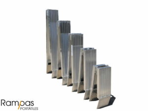 rampas de aluminio plegables